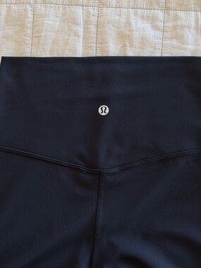 lululemon Align Black High-Rise Crop 21” size 4